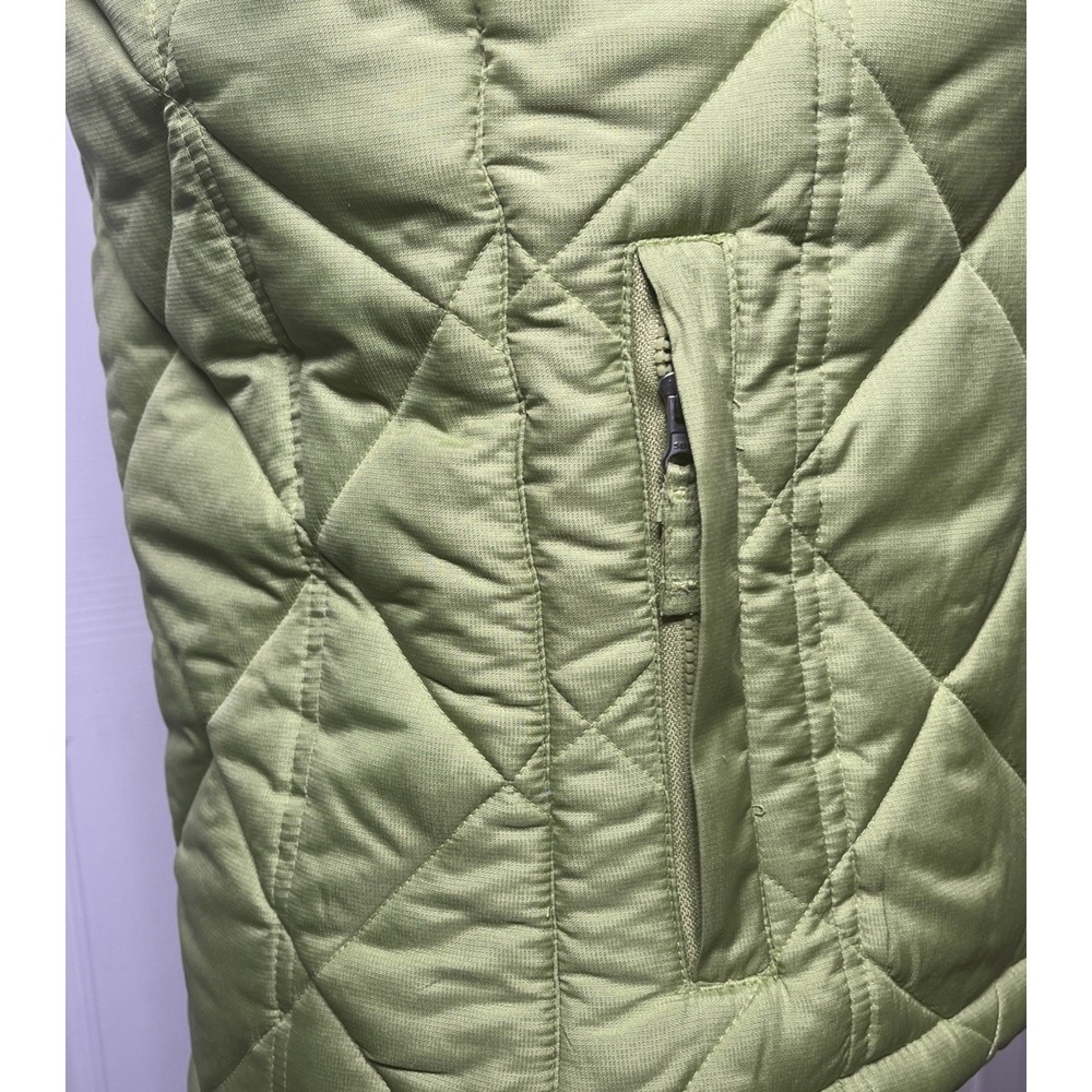 Vintage 2007 NASCAR Nextel Cup Series Green Puffer Vest Women's Small Petite - Picture 4 of 13